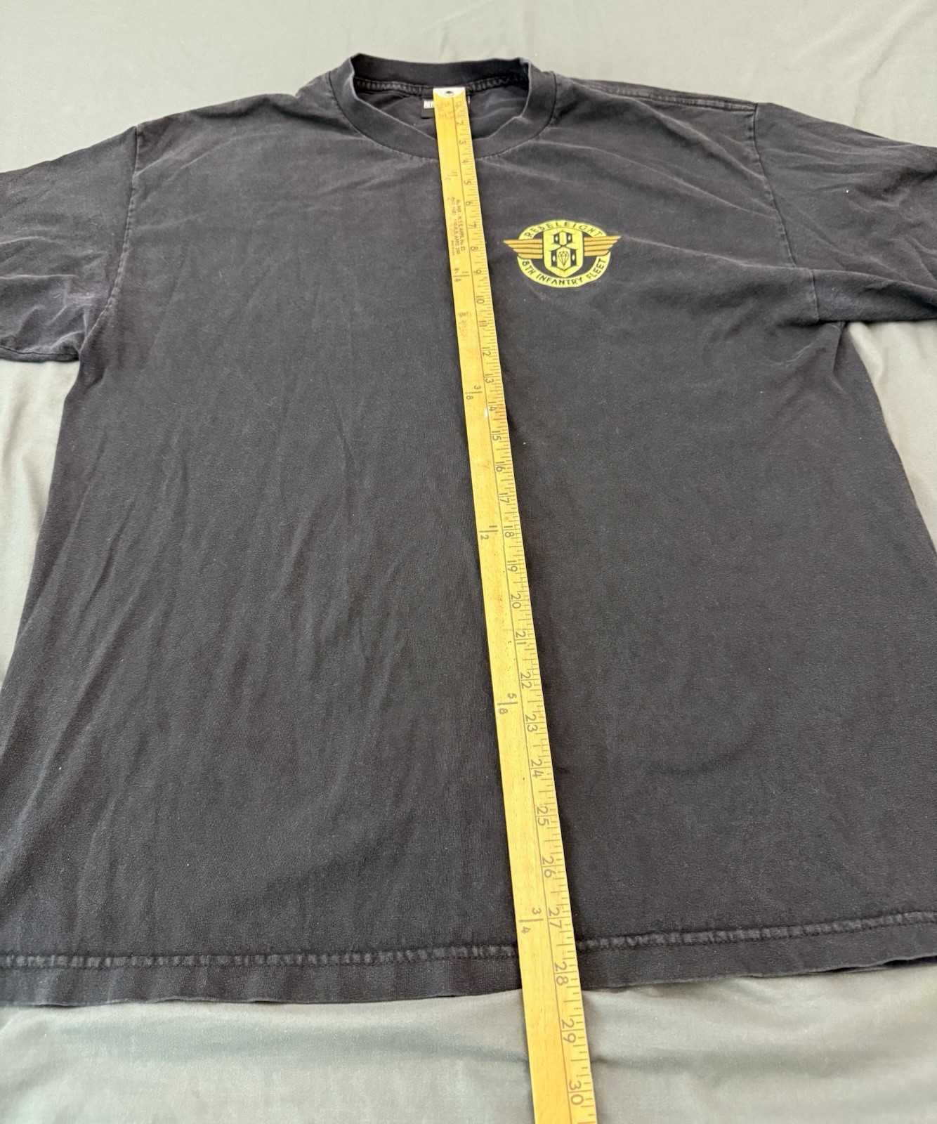 Rebel8 Rebeleight 8th Infantry Fleet Graphic T Shirt XL Black Skate gallery