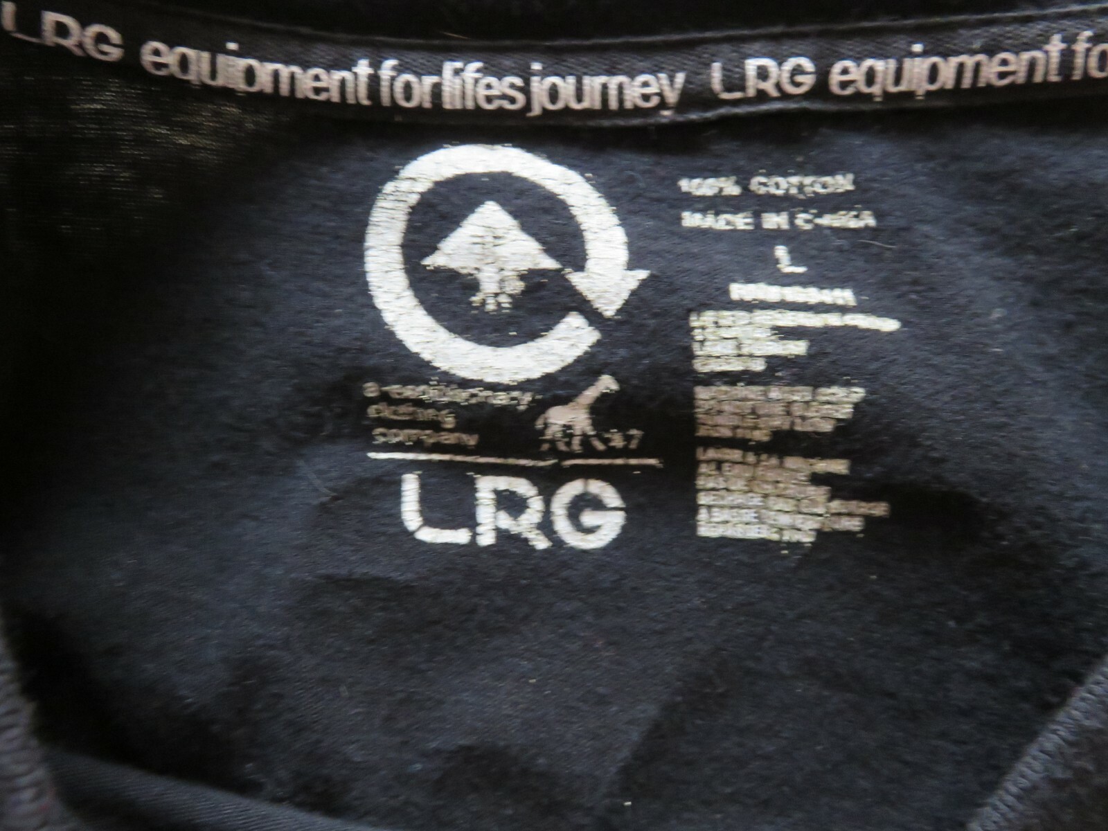 LRG Lifted Research Group Graphic Black T Shirt We Are The Kids Of America L gallery