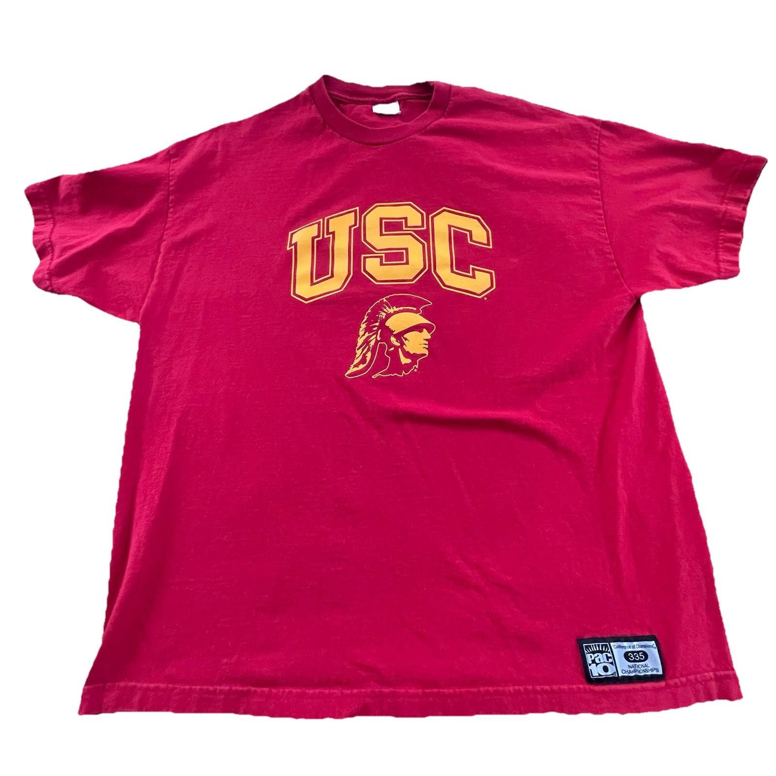 Vintage USC Trojan Men's T-Shirt Size XXL Pac 10 Conference 335 TCX Apparel gallery