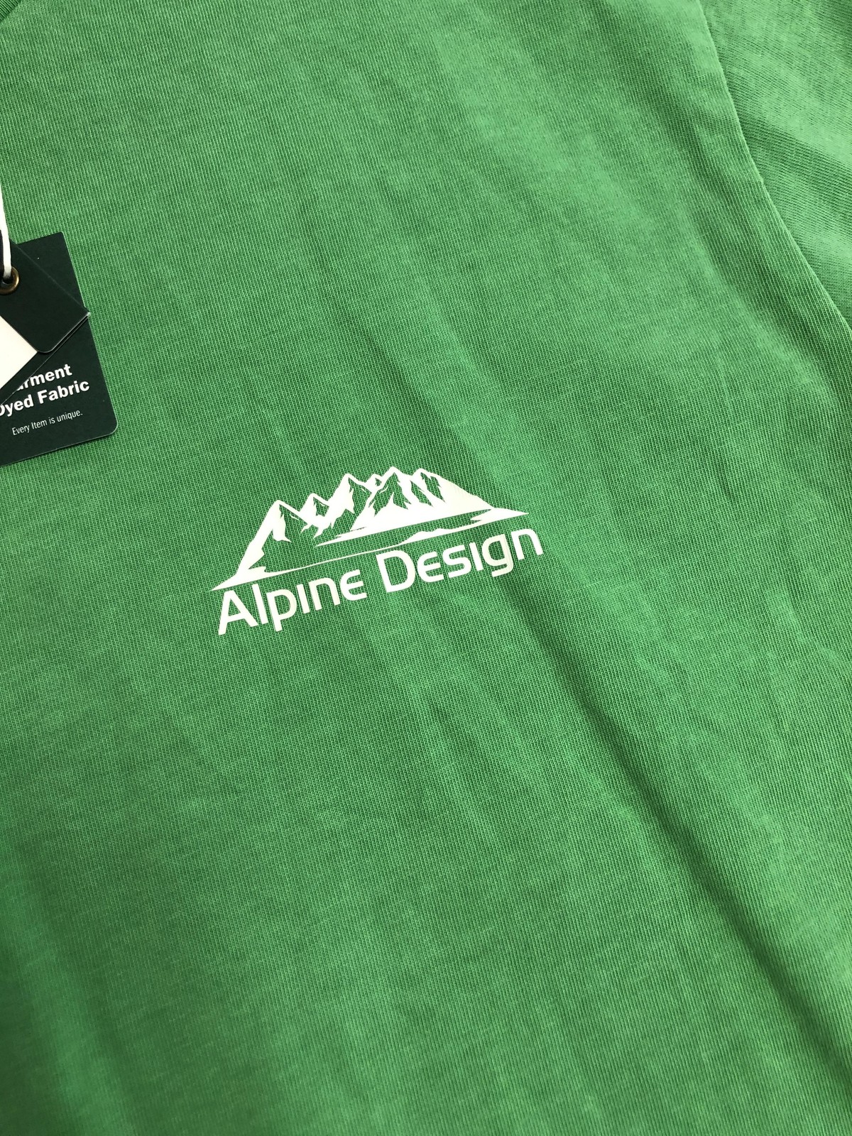 Alpine Design Shirt Mens XL Green Organic Cotton Garment Dyed Outdoor Hiking Tee gallery