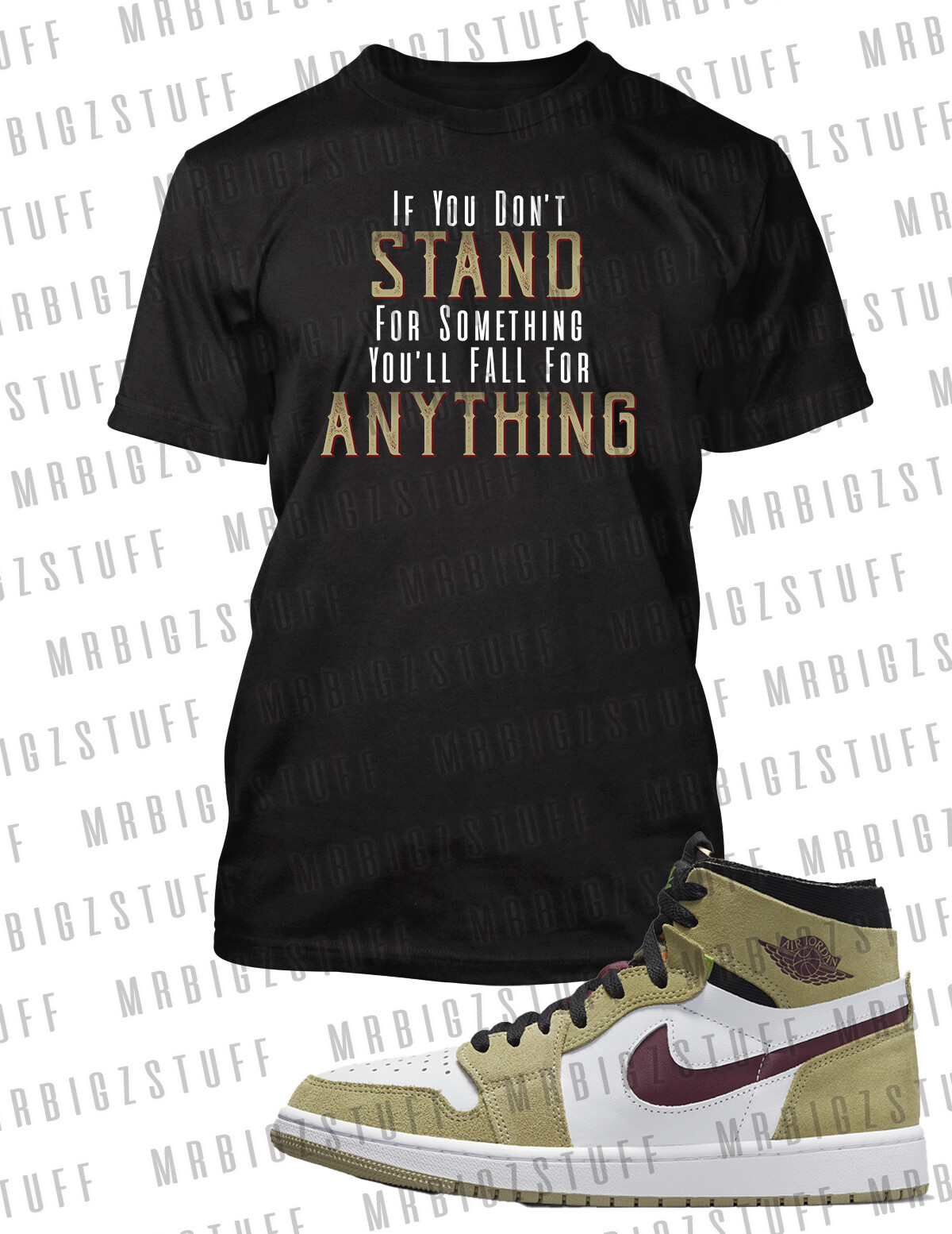 Pro Club Shaka RTP T Stand for Something Graphic Tee Shirt to Match J1 Street gallery