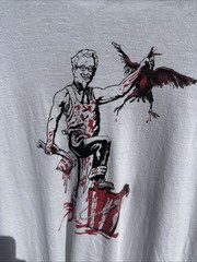 1980s KFC Kernel Sanders J. Green Parody Made In USA Size XL 22.5×27