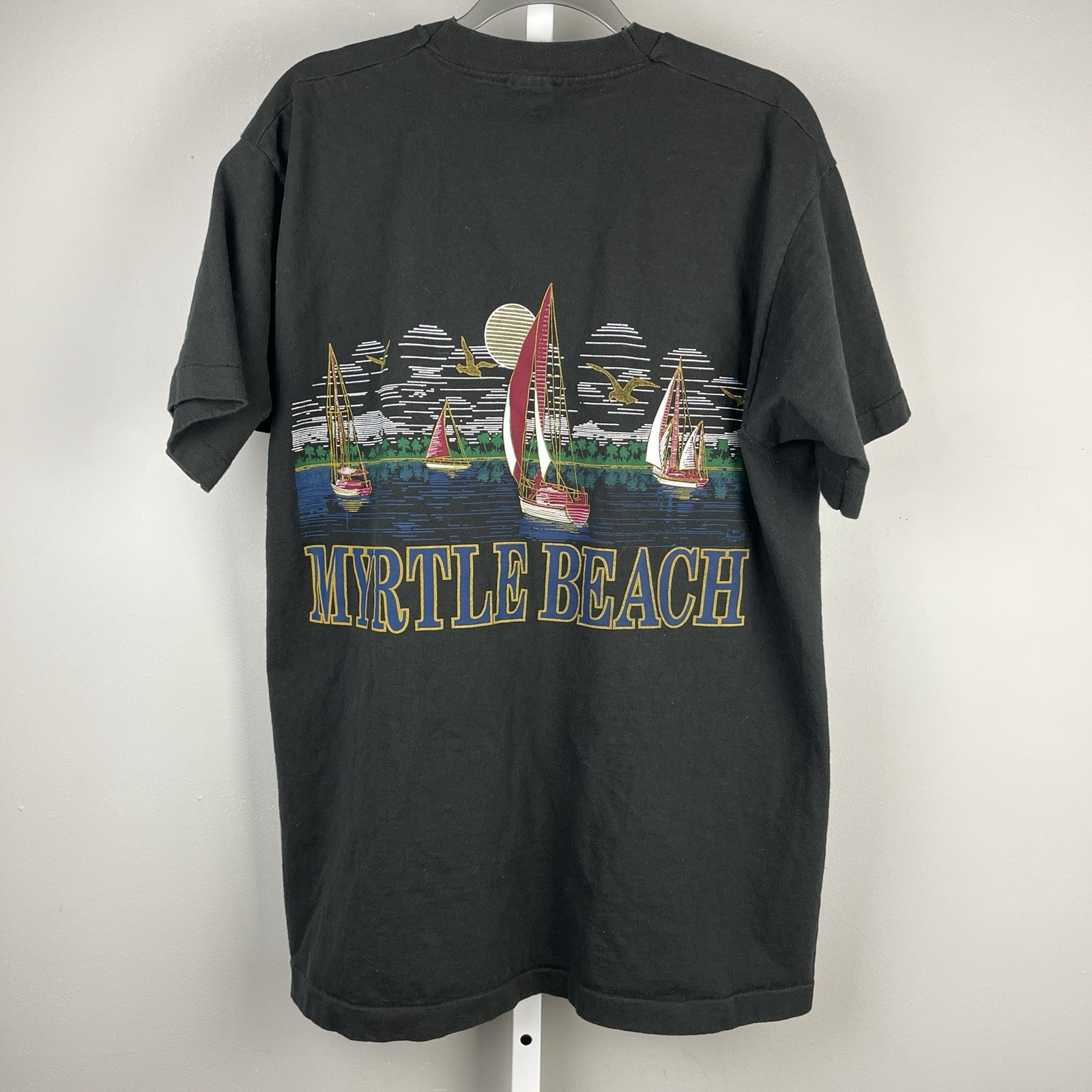 Vintage Myrtle Beach Single Stitch Graphic T-Shirt Size XL Fruit of the Loom gallery