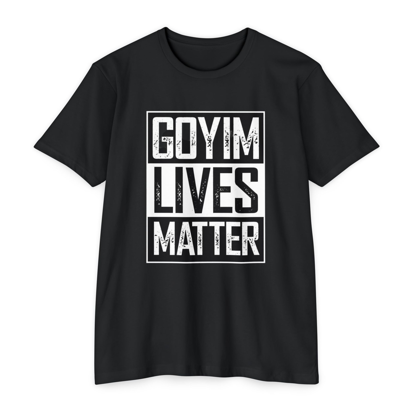 "GOYIM Lives Matter" Letter Print Fashion Casual Men's Pure Cotton T-Shirt gallery