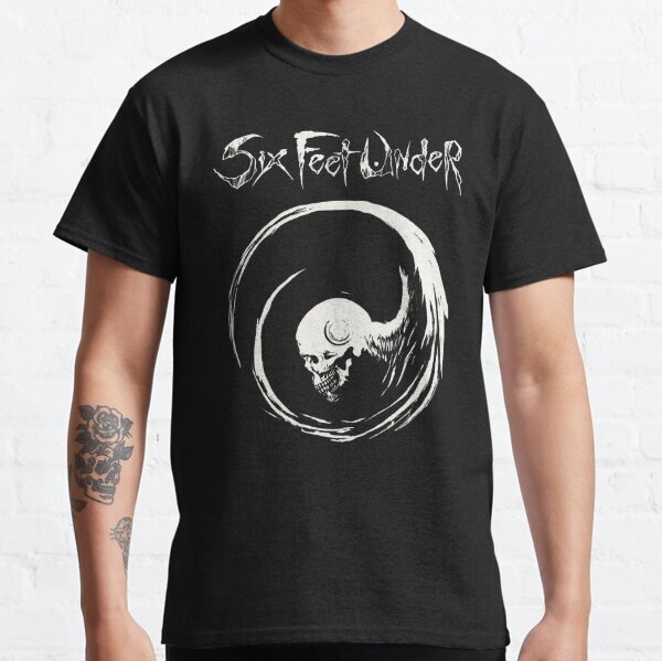 New Rare Six Feet Under Band Black Cotton Size S To 5XL Shirt