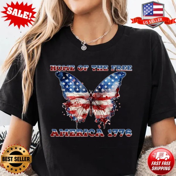 Home of the Free 250th Anniversary America 1776–2026 Patriotic T-Shirt | S-5XL gallery