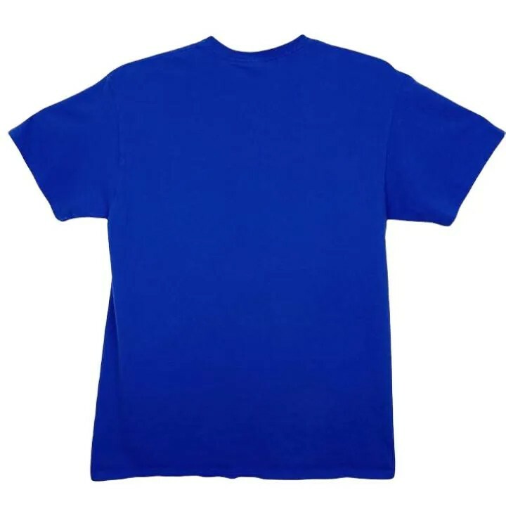 Men's Graphic T-shirt Size Large "I've Been Good-ish All Year" Blue 100% Cotton gallery