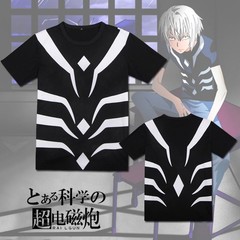 Toaru Majutsu no Index Accelerator Cosplay T shirt TEE Scientific Railgun Tshirt