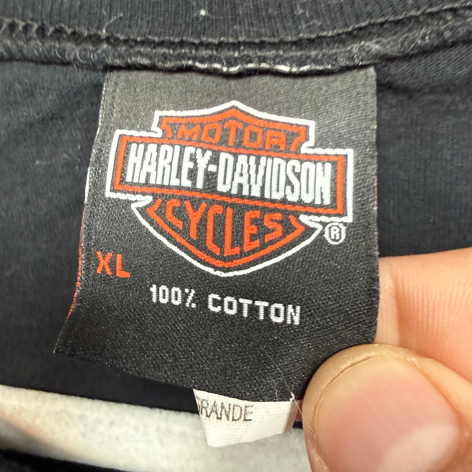 Harley Davidson Tshirt Mens XL Black Dagger Graphic Vintage 2006 Biker Tee gallery