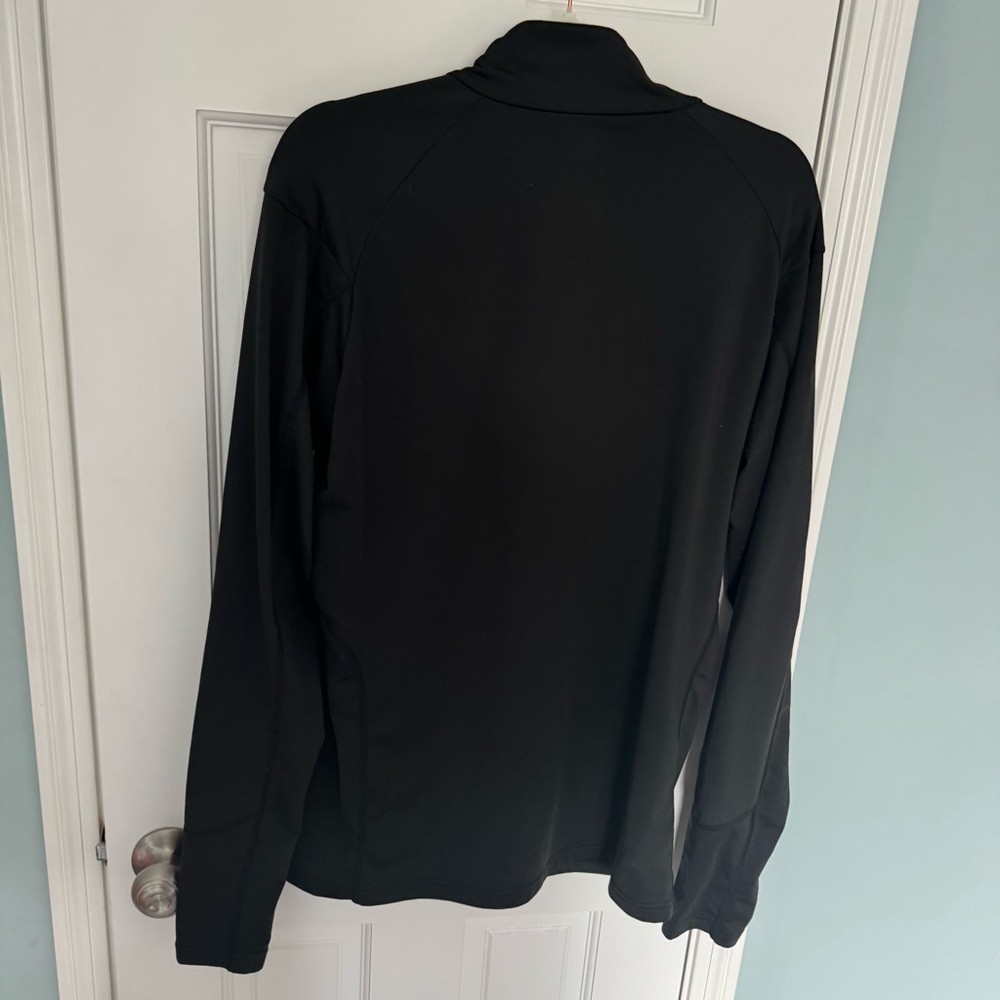 Descente T-neck quarter zip black red size small base layer skiwear size small gallery