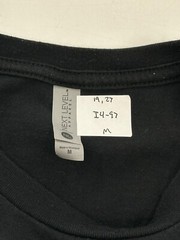 Performance Lab Next Level Short Sleeve Shirt Men M Black Cotton Poly YGI I4-97