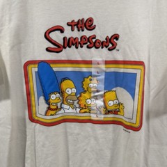The Simpsons T-Shirt Clouds Large Off White Tee New With Tags