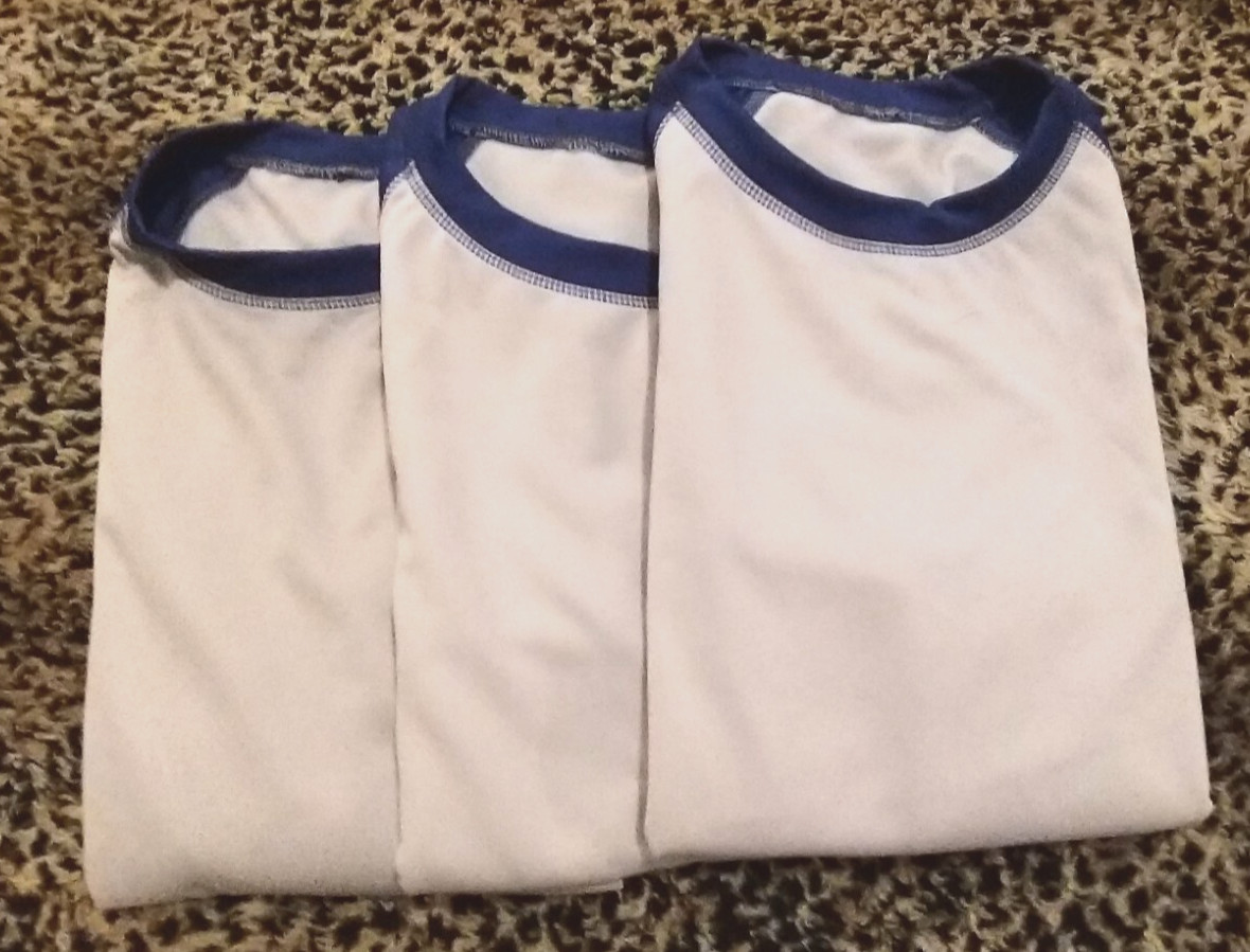 3 Packs Men's 3/4 Sleeve Crew Neck Raglan Jersey Baseball Tee Shirts Size Medium gallery