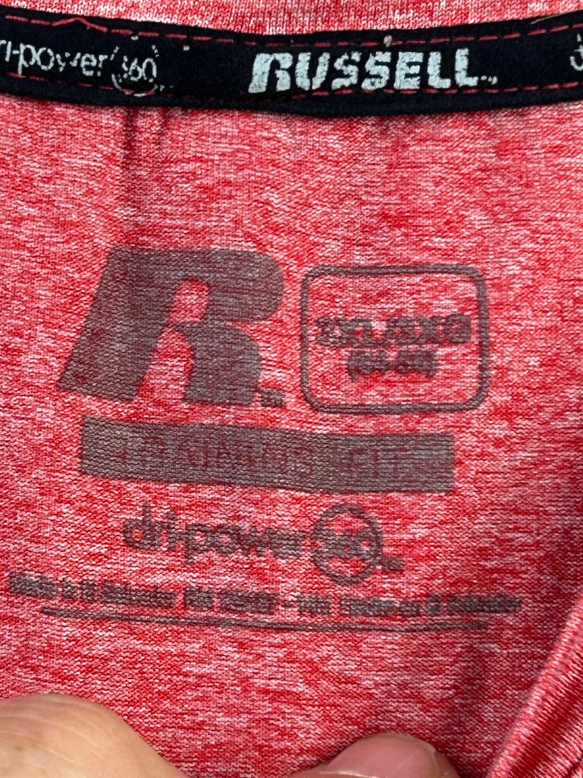 Russell Men's Red XL Moisture-Wicking Dri-Power Active T-Shirt gallery