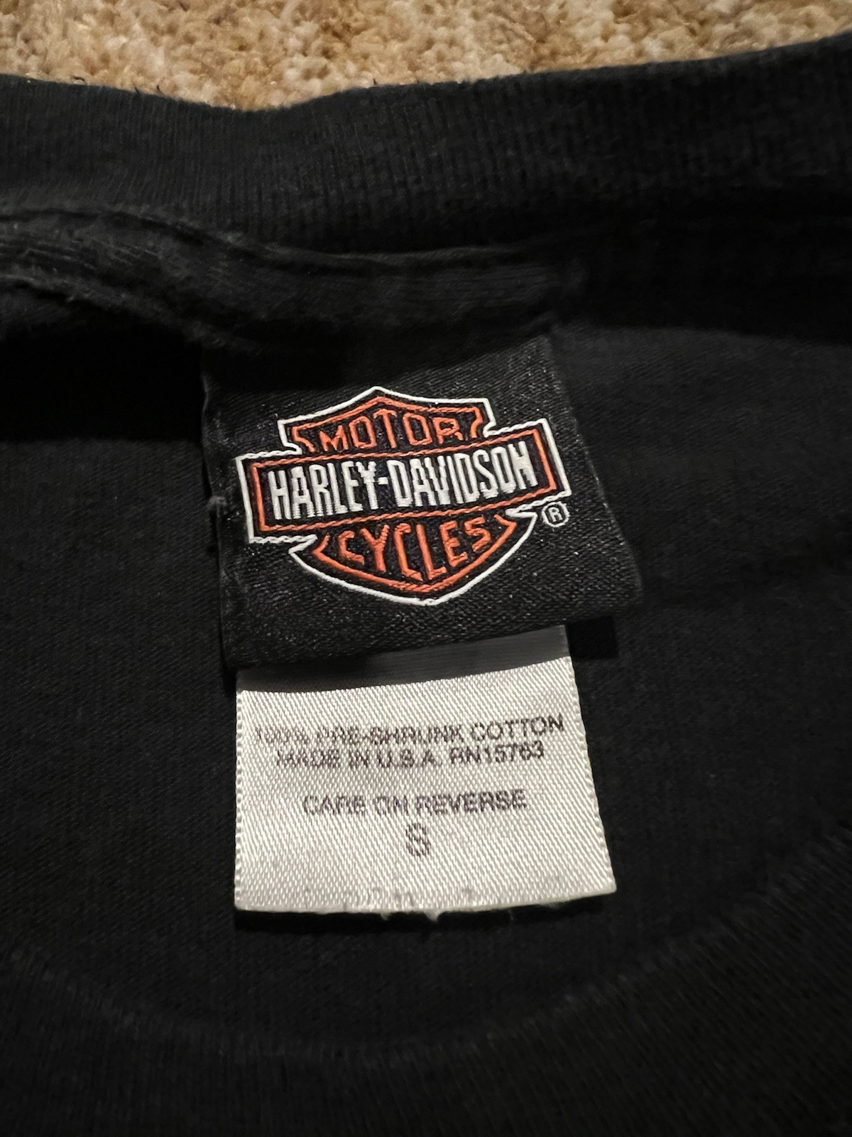 🔥VINTAGE HARLEY DAVIDSON MOTORCYCLES T-SHIRT SMALL PUMPING IRON USA MADE gallery