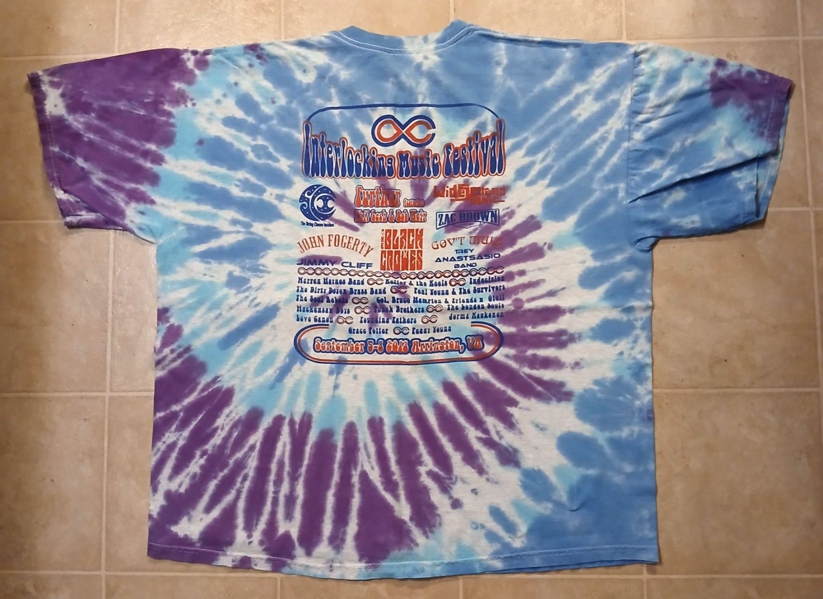 LOCKN SHIRT 2013 Vintage 2XL Furthur Grateful Dead Gov't Mule WSP SCI CCR Rare gallery