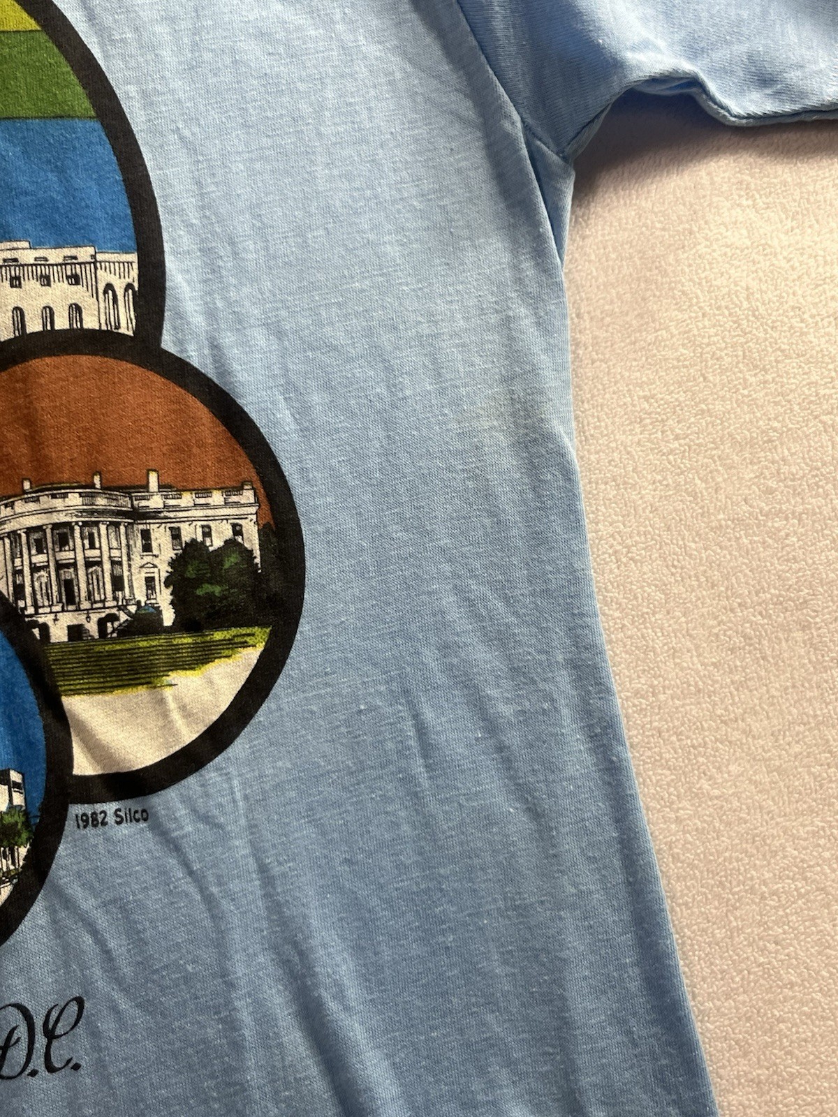 VTG 1982 Washington National Air & Space Museum T Shirt TeeJays S USA Made READ gallery