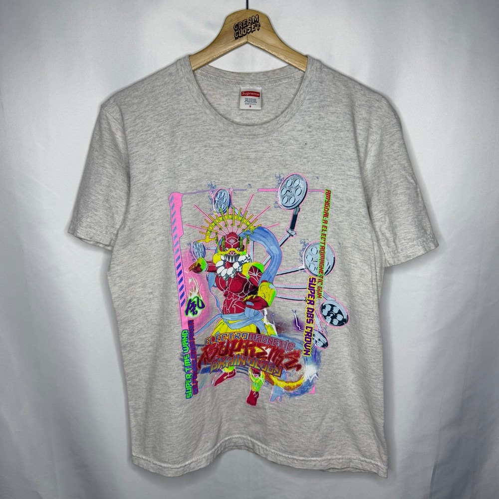 SS24 2024 Supreme NYC Electromagnetic Tee in Ash Grey S
