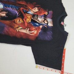 Vtg. Death Note All Over Print Tshirt M Nene Sport Glitter Rare Double Graphic