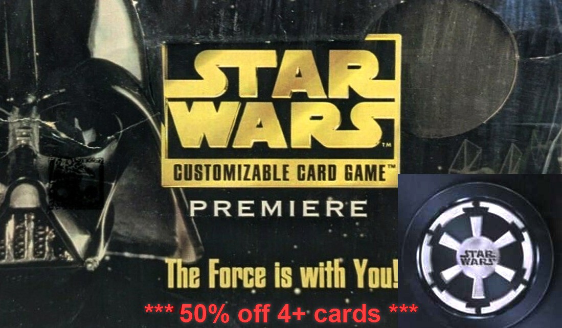 SWCCG Premiere Dark Side C/U/R Singles [choose card] Star Wars CCG