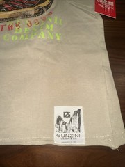 Men’s Small-Gunzinii Premium Graphic T-shirt Distressed-Riveted-Embroidery NWT
