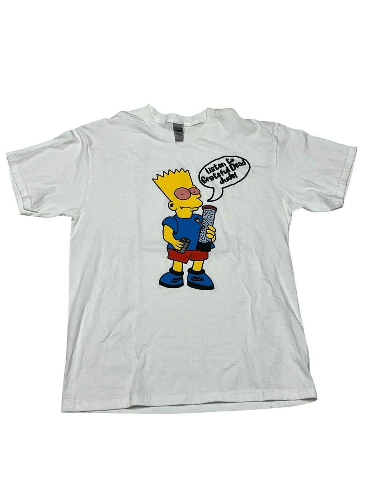 Bart Simpson ‘Listen To Grateful Dead Dude !’ Bootleg T-Shirt Large The Simpsons gallery