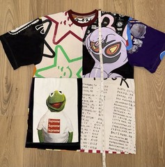 Asspizza Patchwork Panel Multi Logo Tee Shirt Large 2024 1/1 RARE