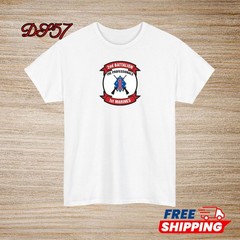 2nd Battalion 1st Marine Regiment USMC Logo T-Shirt S to 5XL Made In USA