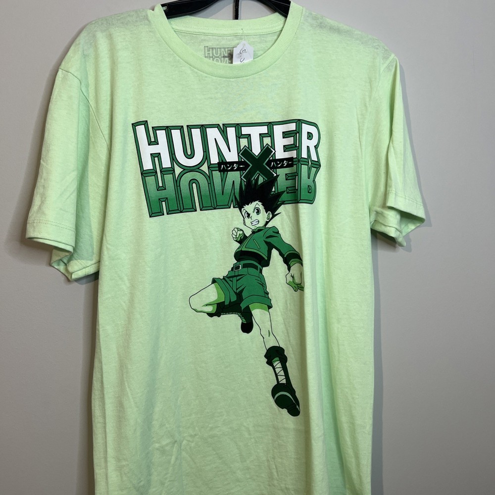green anime hunter hunter t-shirt
