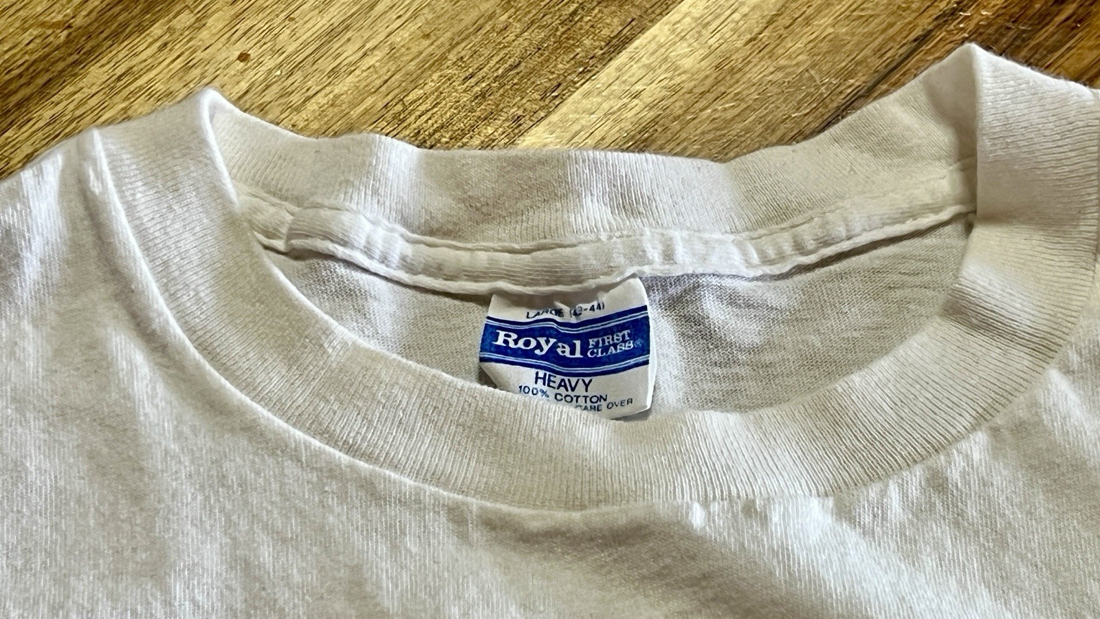Vintage 90s Kentucky Whiskey T Shirt Royal First Class Single Stitch USA Large gallery