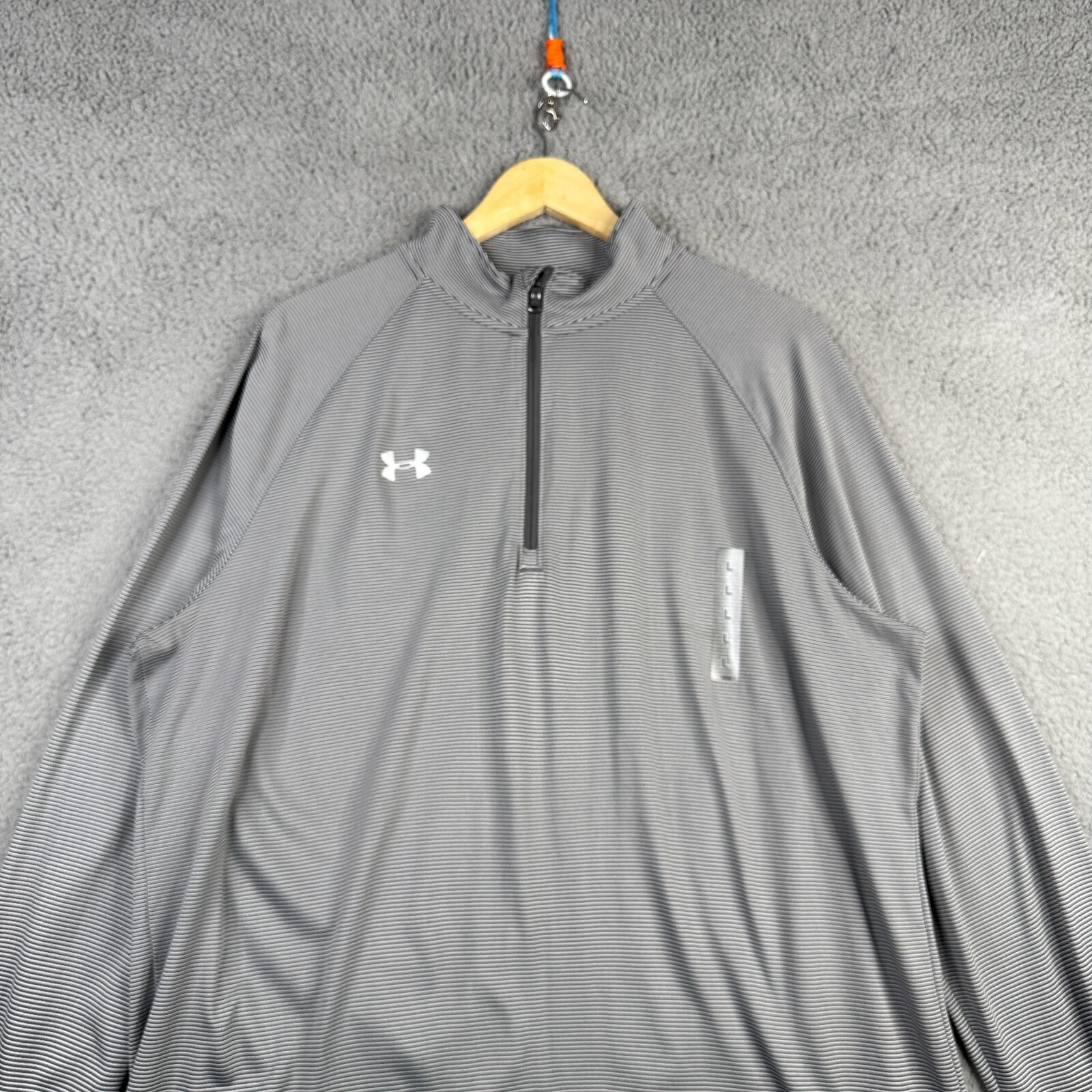 Under Armour Heatgear Sweater Men 2XL Half Zip Loose Pullover Athleisure Outdoor gallery