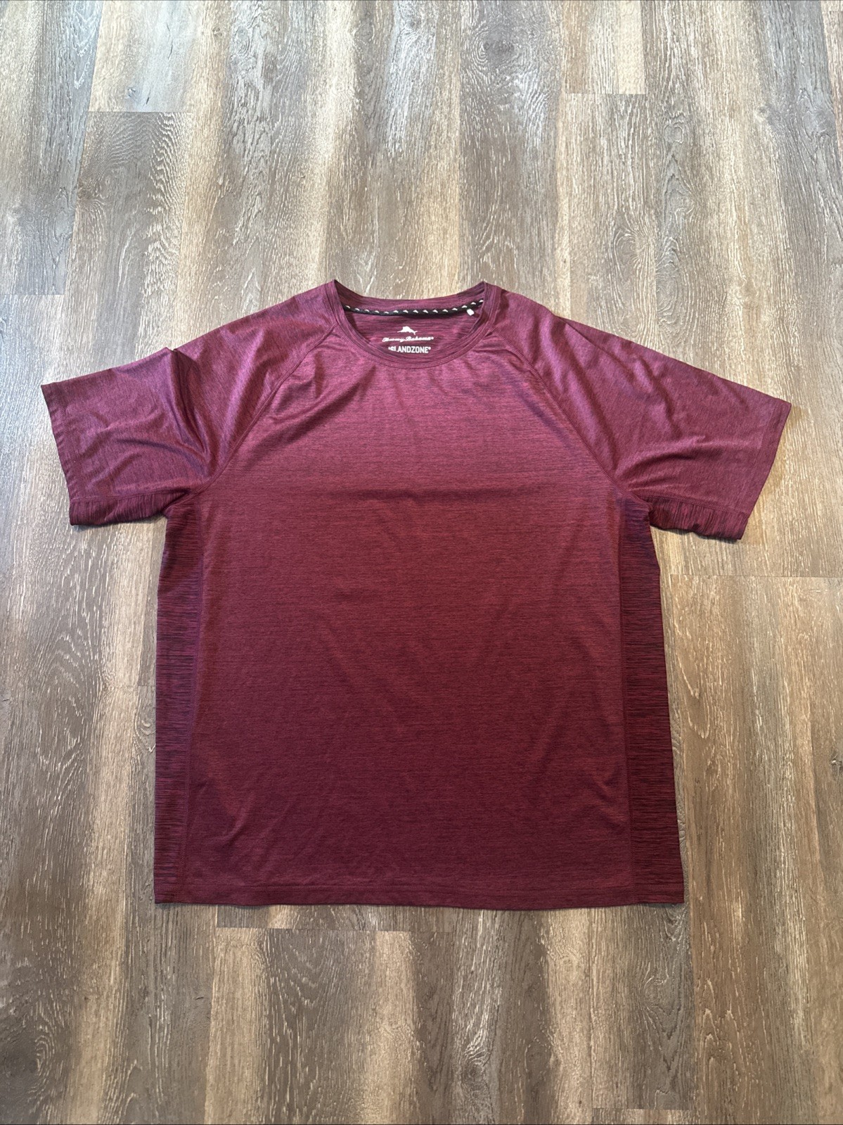 Tommy Bahama Island Zone Men’s Large Crew Neck T Shirt Burgundy gallery