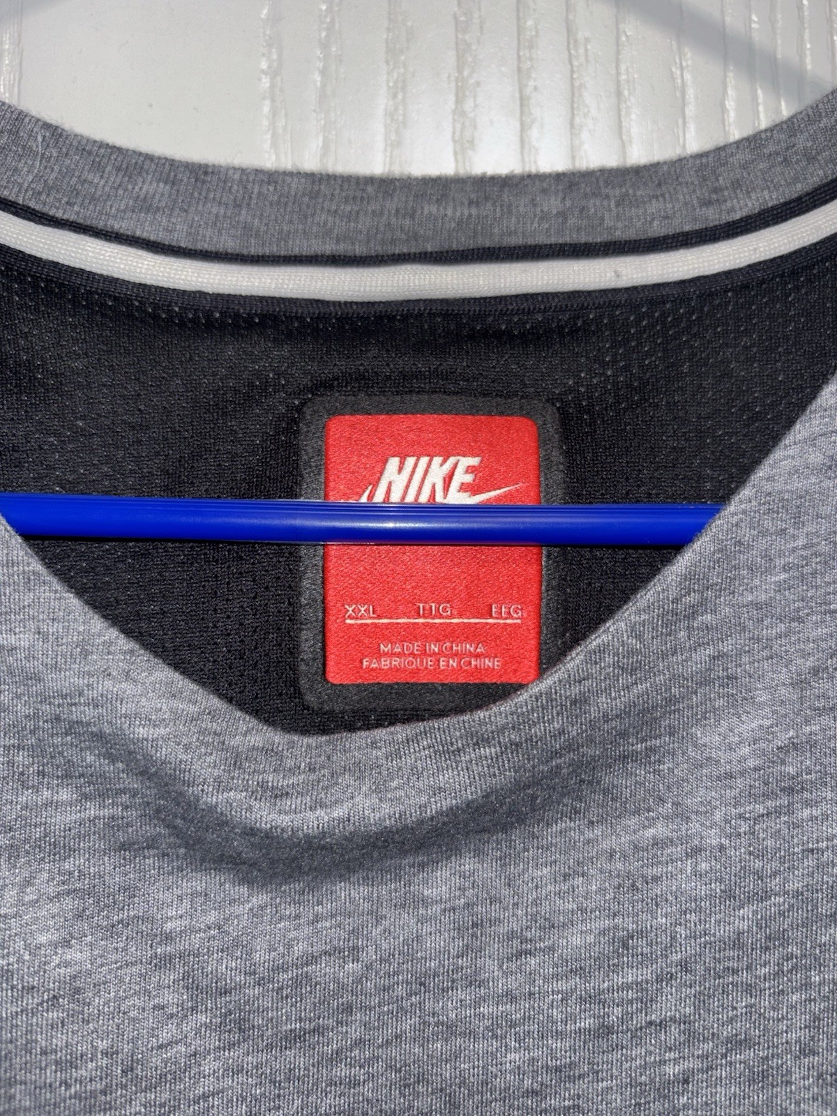 Nike Sportswear Bonded T-Shirt Mens XL Heather Gray Black Short Sleeve gallery