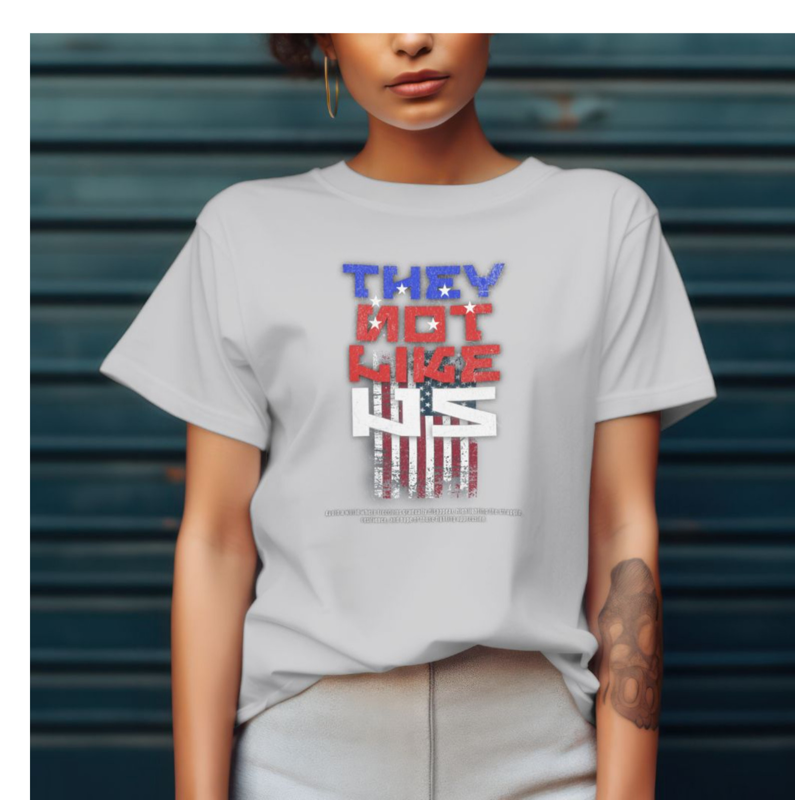 "NOT LIKE US" Exclusive graphic t shirts. DTF high resolution images. gallery