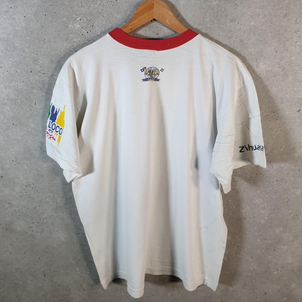 Vintage Poco Loco Club USA 90s Single Stitch T Shirt Mens Large Multicoloured gallery