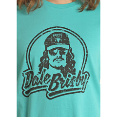 Rock & Roll Cowboy® Men’s Turquoise Dale Brisby Graphic Tee RRUT21R0J3