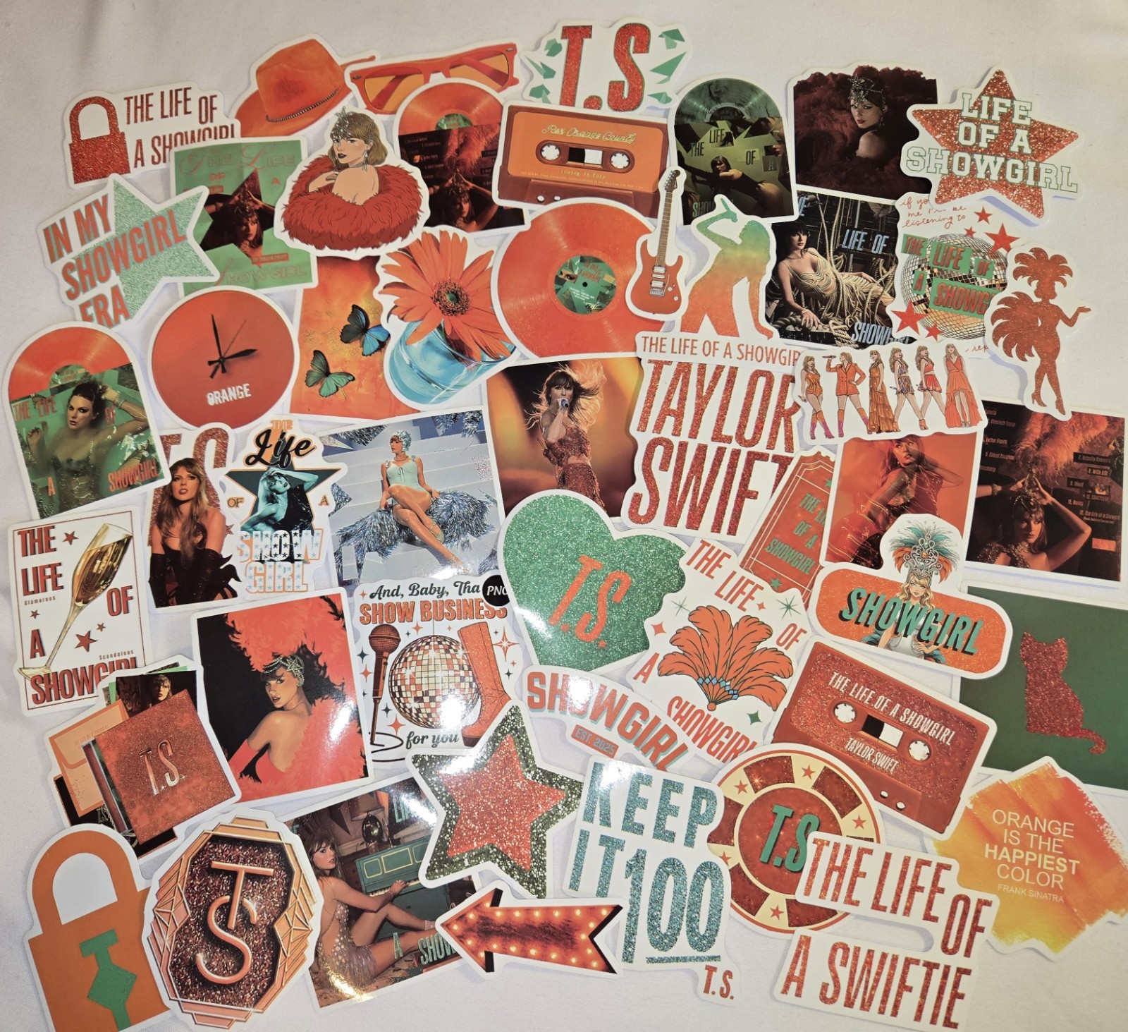 50pc Taylor Swift Stickers “Life of A Show Girl”
