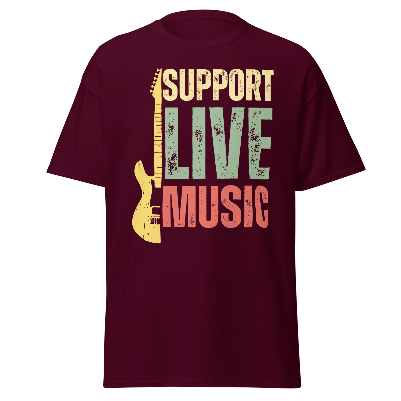 Support Live Music Lovers Music Concert Festival Local Bands T-Shirt