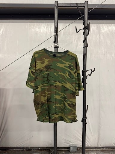 Vintage Tee Swing Camouflage T-Shirt Made in USA Green Camo Shirt XL