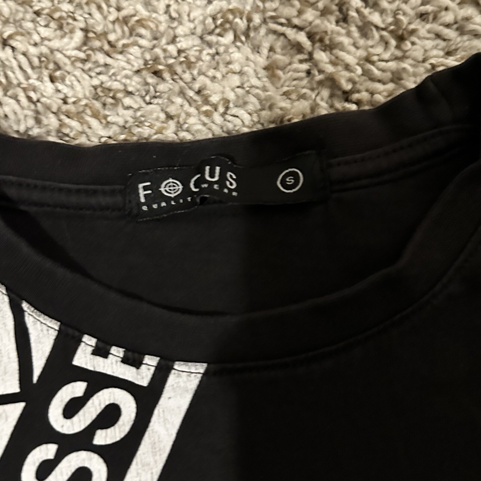 Focus Quality Wear Mens Legend Graphic Tee Black Short Sleeve Finesse Shirt S gallery