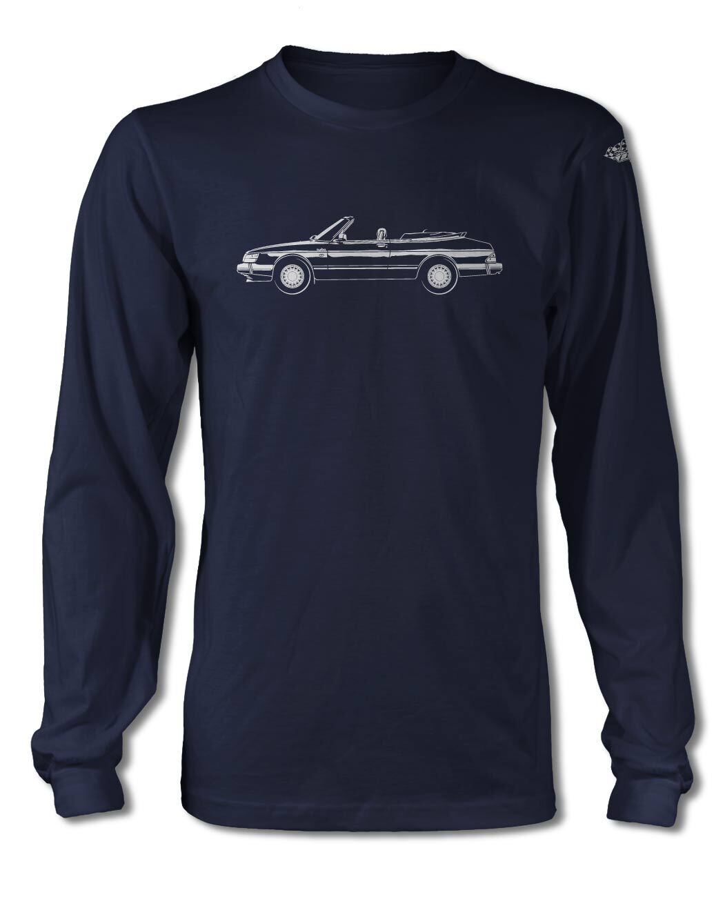 Saab 900 Turbo Convertible T-Shirt - Long Sleeves - Side View gallery