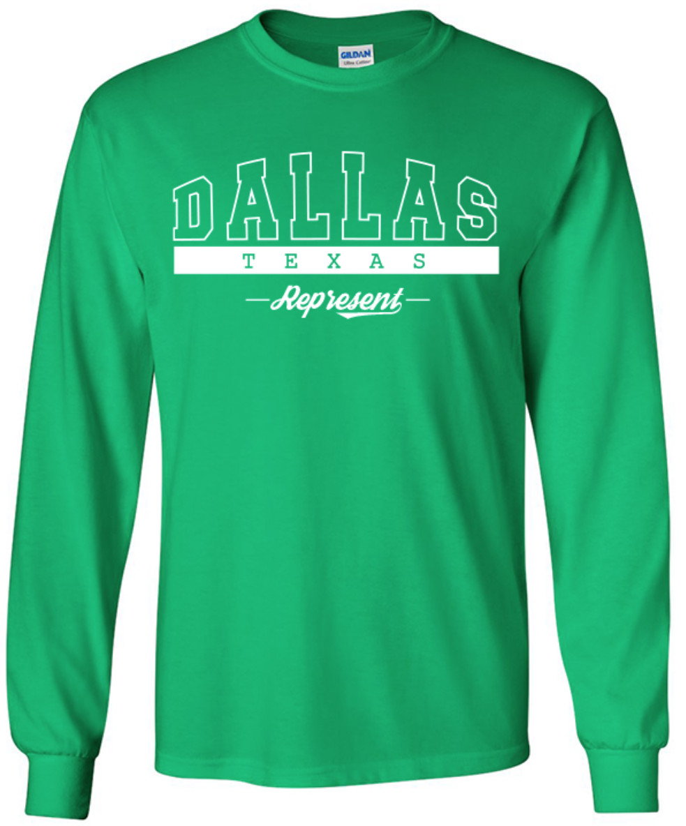Dallas Texas State T-Shirt Long Sleeve Graphic Tees Unisex Apparel gallery