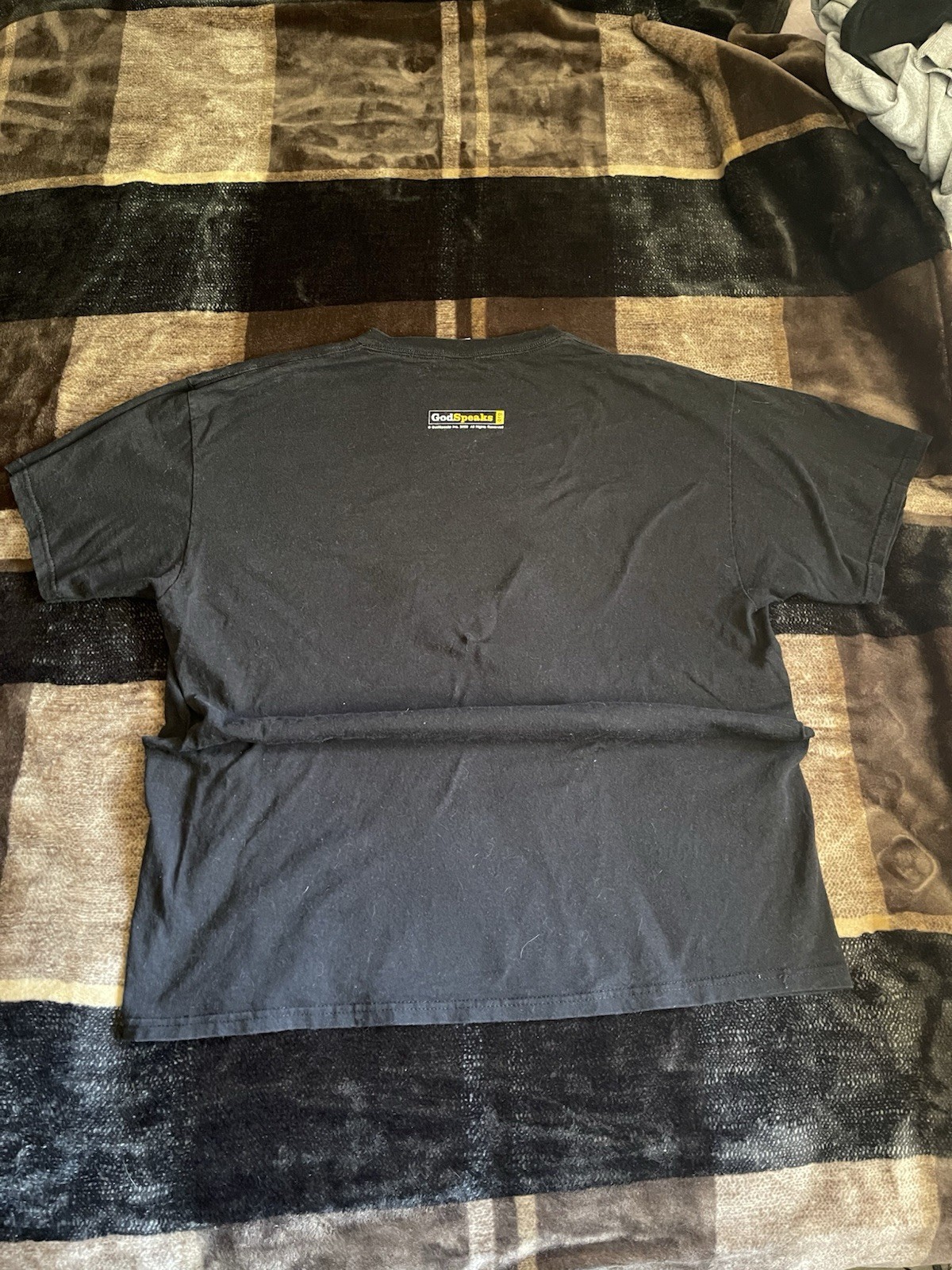 Vtg 99’ Godspeaks T-shirt XL Black ‘Have You Read My #1 Seller’ Short Sleeve gallery