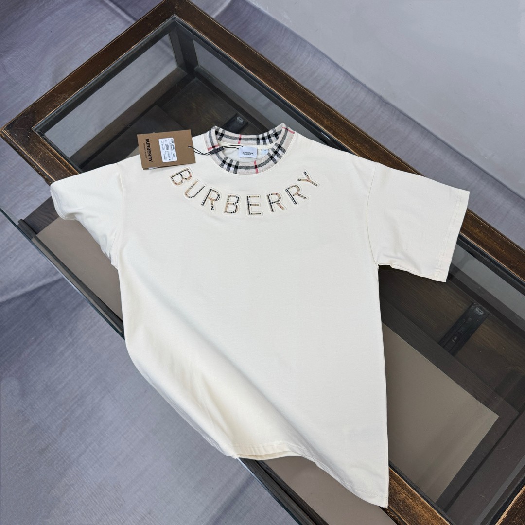 New Moncler Unisex Summer White Crew-Neck T-Shirt L