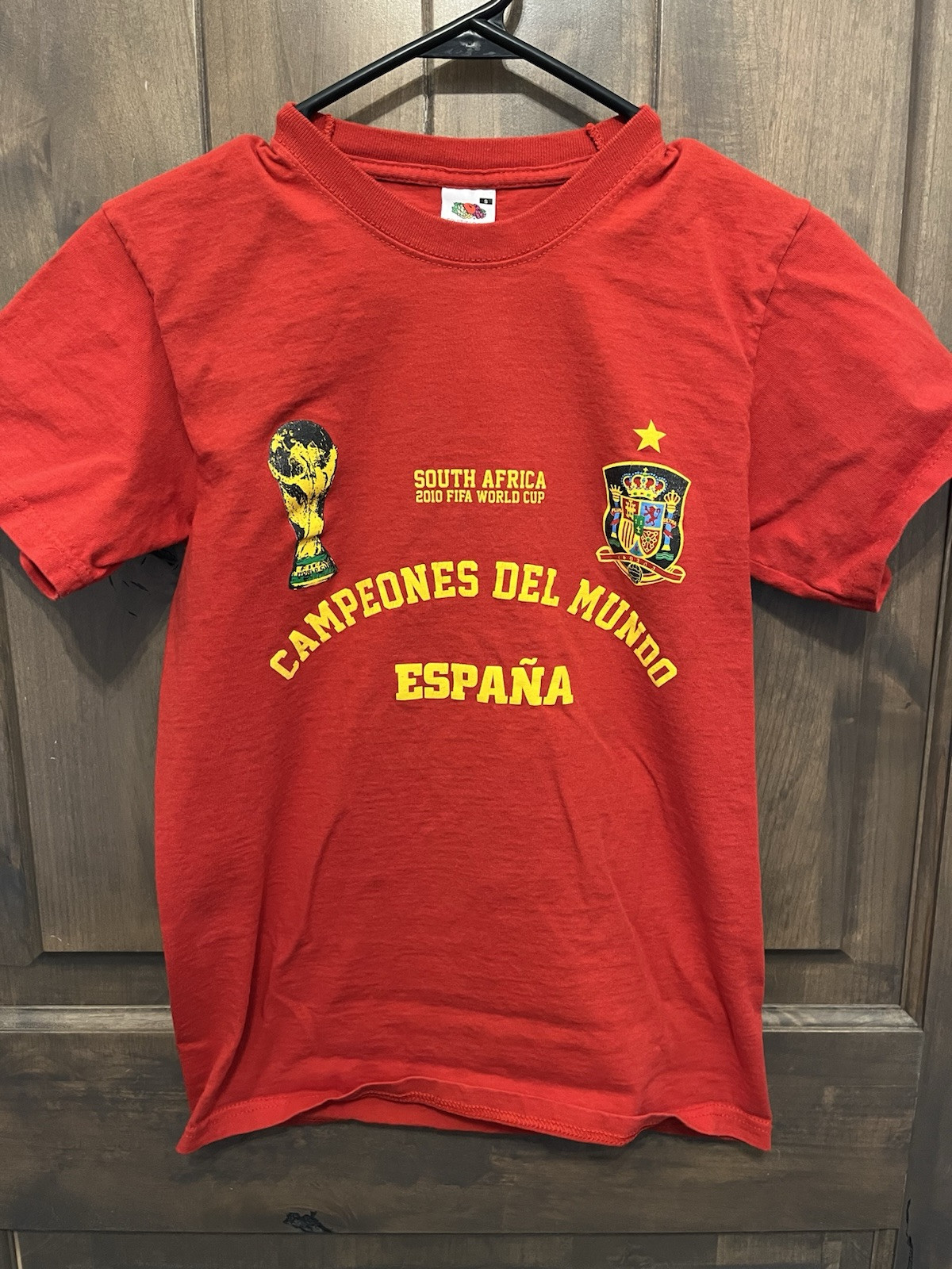 2010 FIFA World Cup Campeones Del Mundo Espana Shirt. Size Small. See Measure* gallery