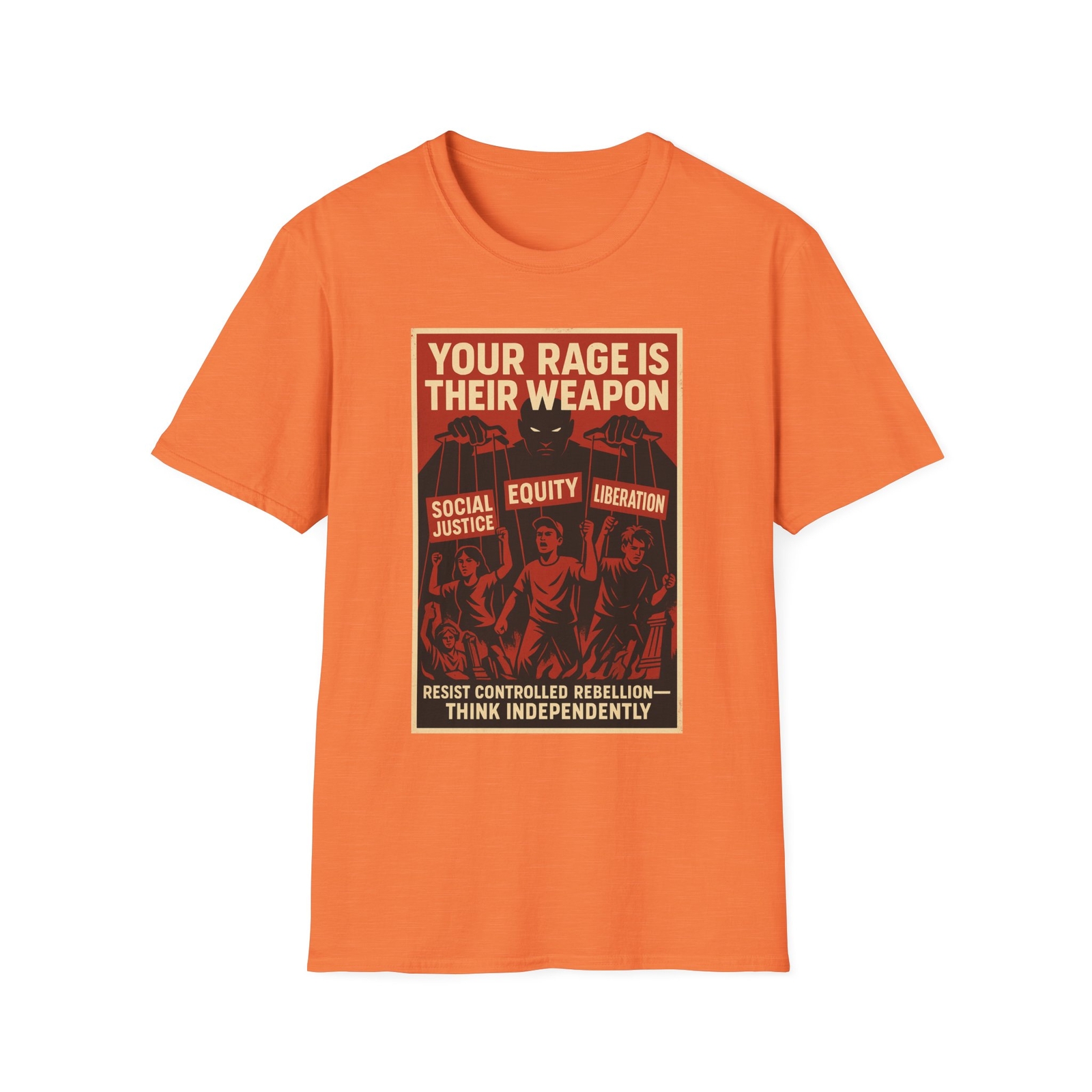 Your Rage Is Their Weapon Shirt, America First Anti-Globalist Tee, Red Pill Tee