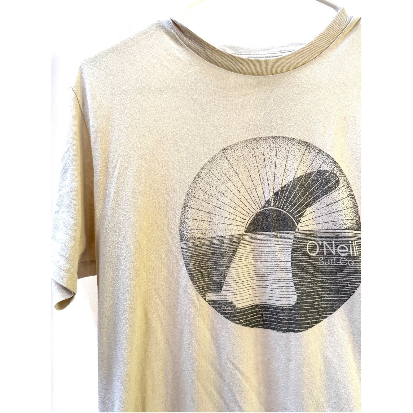 O'Neill Surf Co. Short-Sleeve Graphic Tee, Beige, Men's L, Women's XL gallery