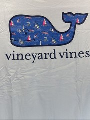 Vineyard Vines Mens Large Hamptons Scenic Ancient Water Pocket Short Sleeve NWT