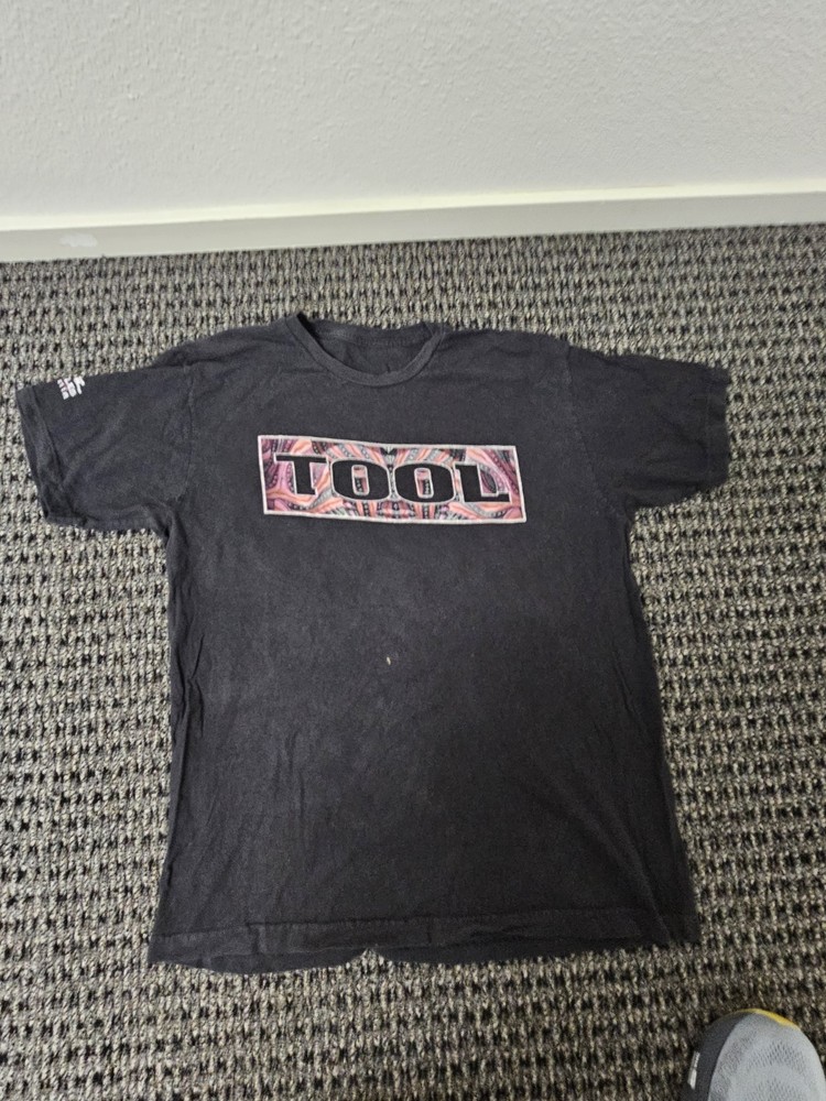 Tool 2023 Mens Black SOS Band Graphic T Shirt Los Angeles Tour See Description
