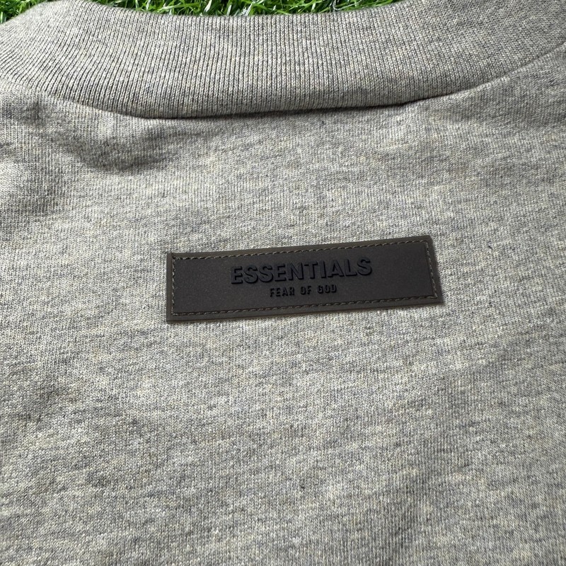 Fear of God Essentials T-Shirt SS22 Dark Oatmeal Gray - 100% Authentic (XS-XL) gallery